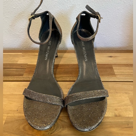 Stuart Weitzman Nunaked Pyrite Nocturn, 9.5 - Picture 3 of 14